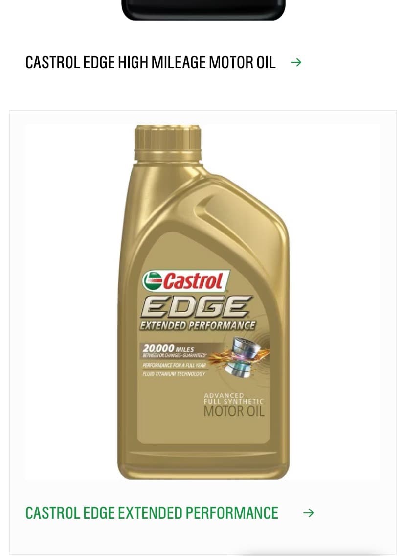 Oil change service $94.99